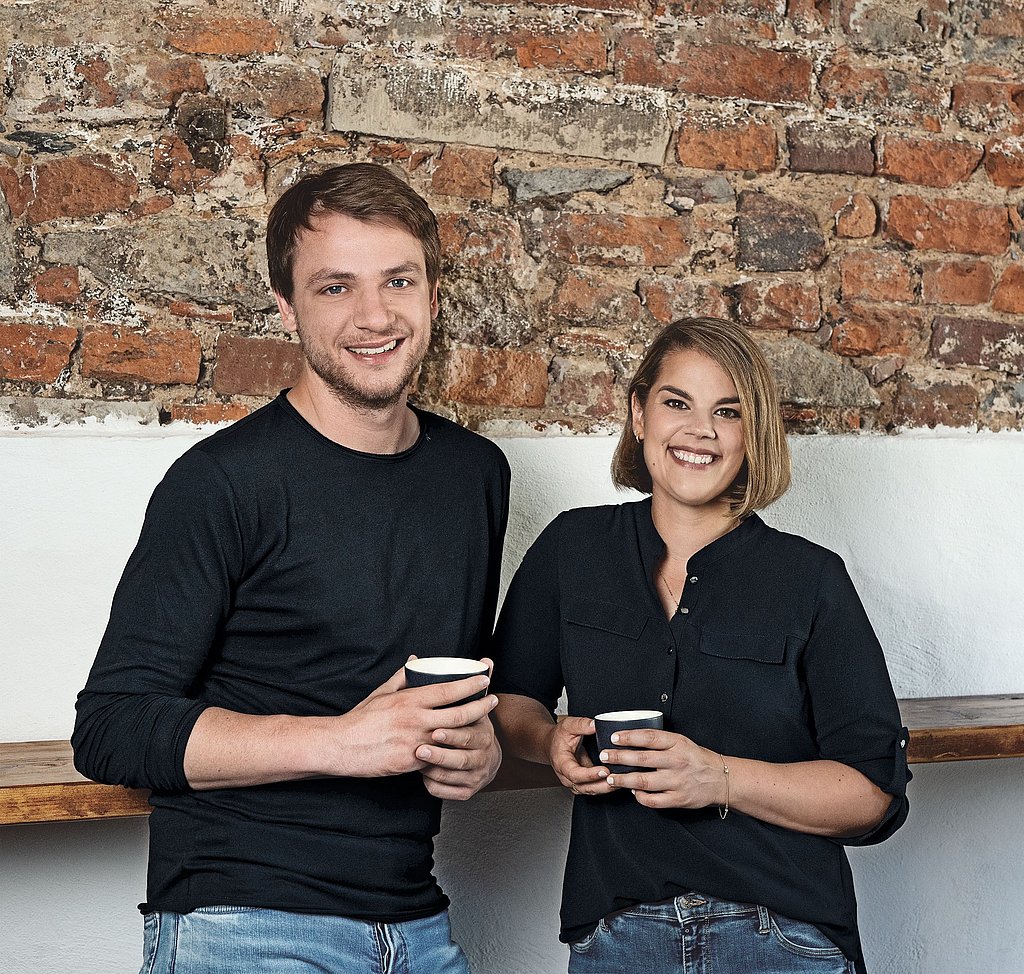 Morgenmoderatoren von Radio Herford und Radio Westfalica: Christopher Menzel und Madline Ponte